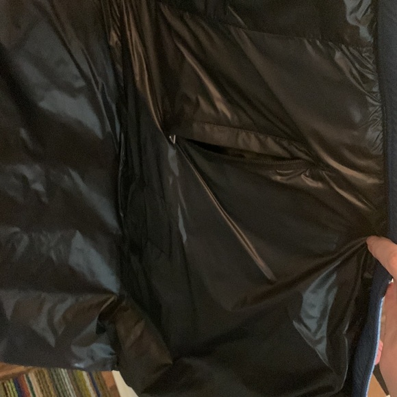 Mackage Lara Hooded Down Coat In Dark Blue - Picture 11 of 12